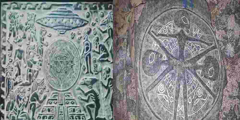 artefacte cu mayasii si extraterestrii