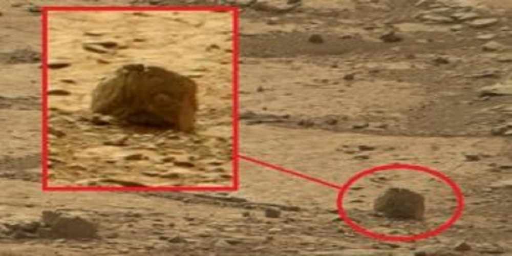 roverul curiosity a fotografiat un cap pe Marte