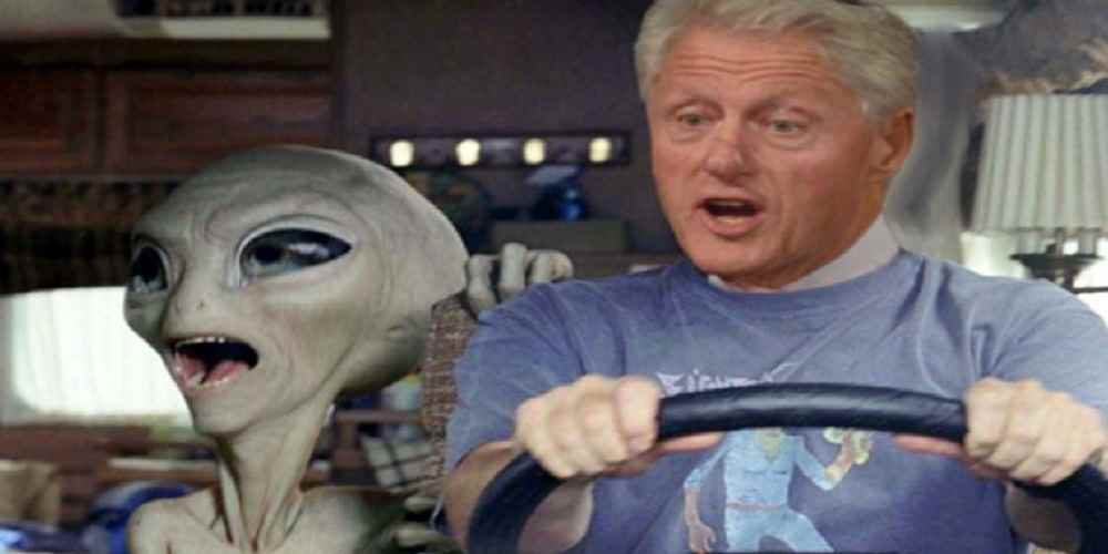 bill clinton nu ar fi surprins de o invazie extraterestra
