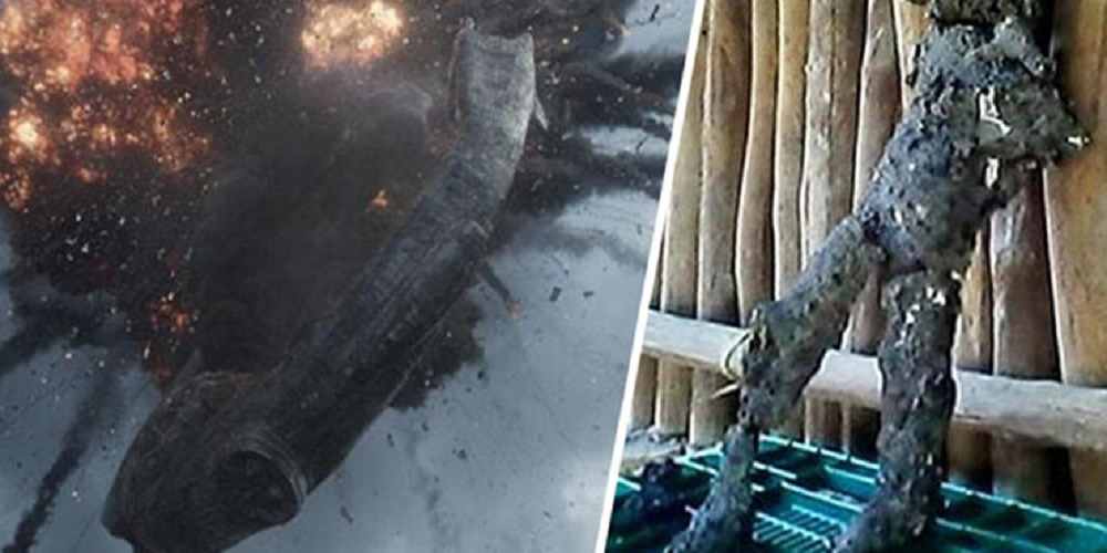 cadavrul unui extraterestru ars a cazut din cer in Mexic